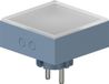 Avolt Lamp 1 - Lampe LED à prise - Dimmable - Blanc chaud 2200-3000K - Bleu requin