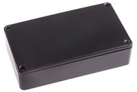 RS PRO Aluminium behuizing zwart buitenmaat 114,5 x 63,6 x 30,3 mm