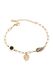 Gaya Armband goud / zwart