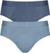Sloggi Men SLG Base Soft Brief - heren slip (2-pack) - blauw