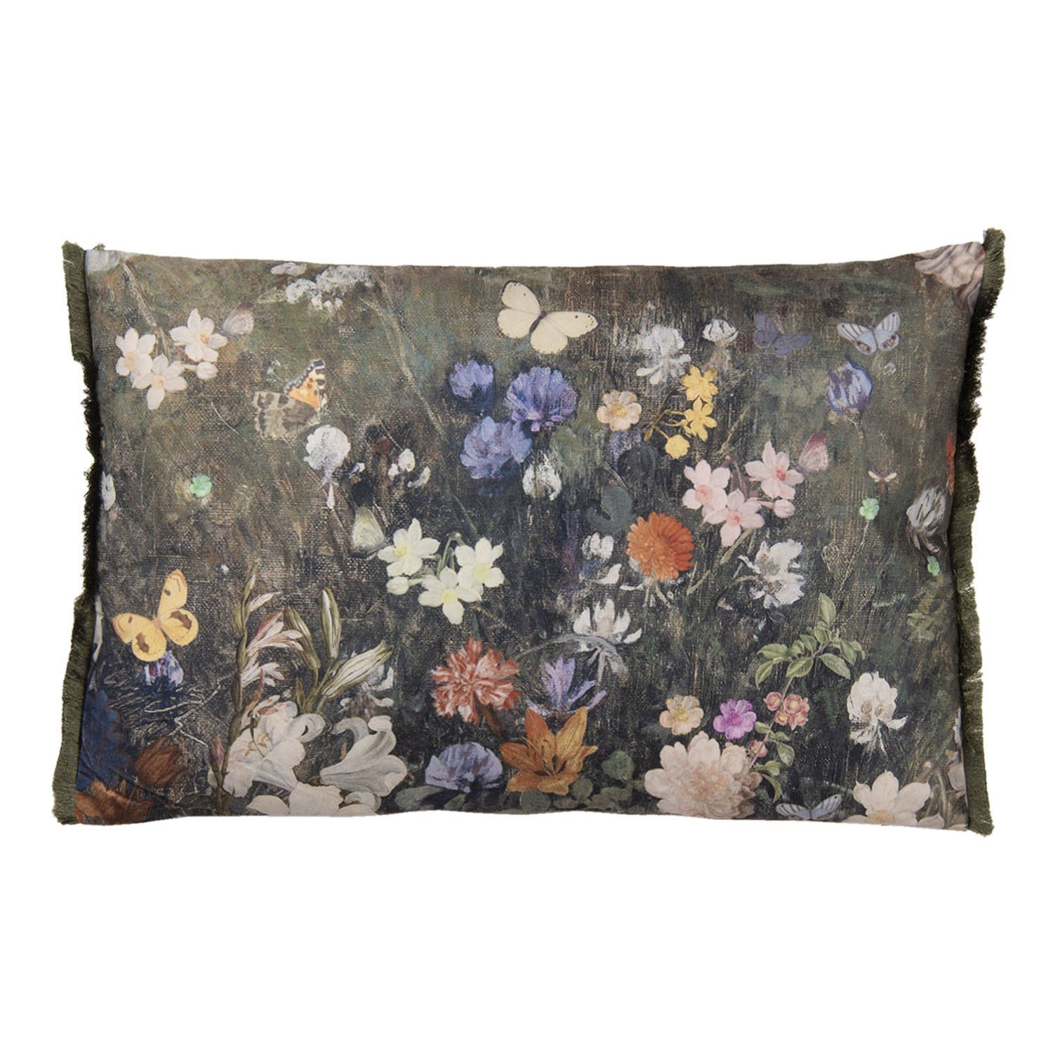 Clayre & Eef multi kussen gevuld 60*40*4 cm kg036.012