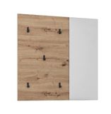 xonox.home Garderobepaneel Keno 80x80x6 cm Artisan eiken
