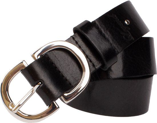 Legend Dames - Leren riem - Zwart - 95cm