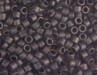 Japanse Treasure mat zwart cilinder parels 1,8 mm 11/0 100 g