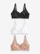 Next - Dames - Set van 3 Ultimate Comfort beha's met kant en hele cups - Zwart