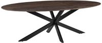 LABEL51 James Eetkamertafel - Bruin - Hout - 210 cm - Ovaal