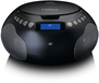 Lenco SCD-341BK Portable CD Player with DAB+/FM Radio and Bluetooth - Black