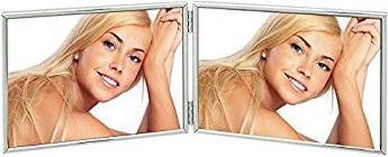 Zep Doppia Fotolijst - Zilverkleurig - Duo 2x13x18cm - Metaal