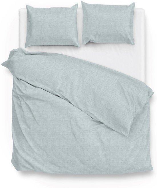 Zo!Home ZoHome Lino Dekbedovertrek - Litsjumeaux - 240x200/220 cm - Mint Green