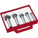 Magafor Fraise - Acier Hsse 90° à triple tranchant Magafor - Coffret 5 fraises à noyer HSS