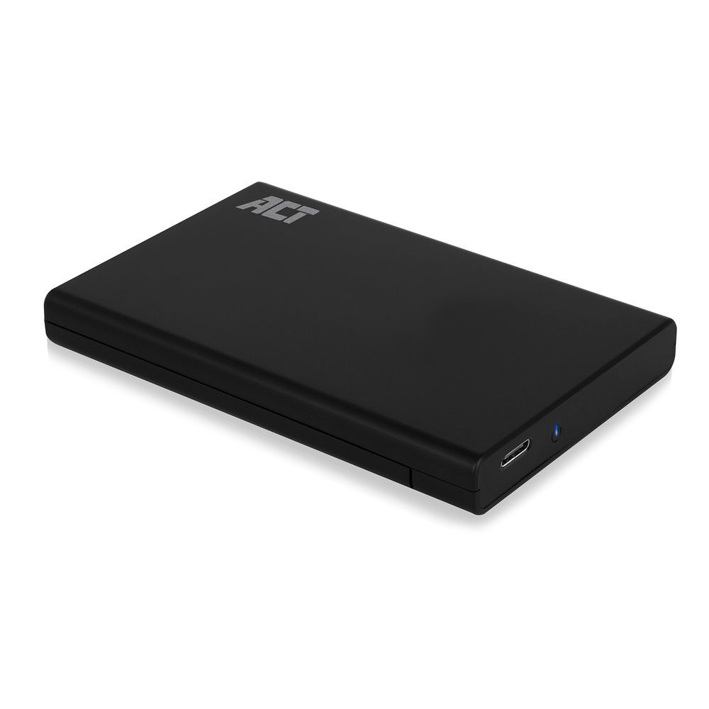 ACT AC1225 - 2.5" SATA HDD/SSD Enclosure - USB-C 3.2 Gen 2 - Black