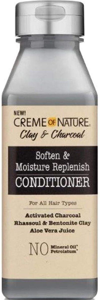 Creme of nature Clay & Charcoal Soften & Moisture Replenish Conditioner 355ml