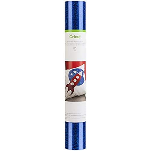 CRICUT Holografische Sparkle Iron On - Blauw - 61 cm - Heat Transfer Vinyl Roll (HTV)