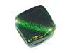 INNSPIRO Glasparel, vierkant, transparant, groen, 3 x 3,2 cm, 500 g, 38 stuks. ca.