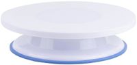 HI Plateau à gâteau - Plastique - Transparent - 28 cm