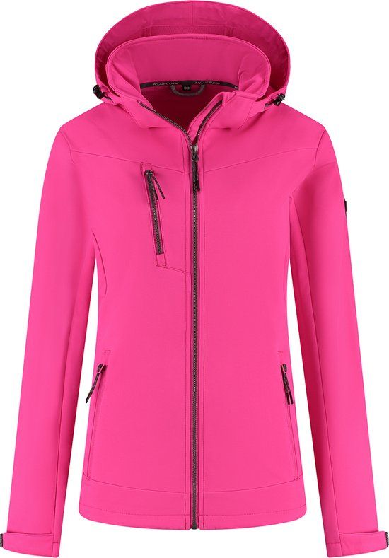 Kjelvik Roxy Softshelljas Vrouwen - Maat 40 - Roze - Maat 40 - Polyester - 4-seizoenen