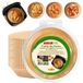 50 Icecat 50 stuks papieren oven, rond, voor luchtfriteuse, diameter 20 cm