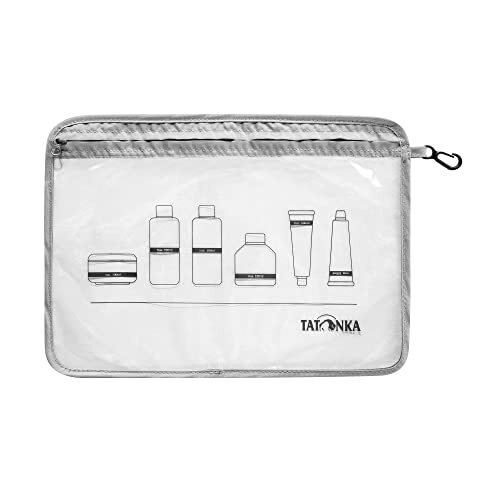 Tatonka Unisex - Volwassen Zip Flight Bag A4 zak, grijs, 30,5 x 22 cm