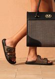 Mexx Reilly Penny Slippers - Dames - Zwart - Maat 39