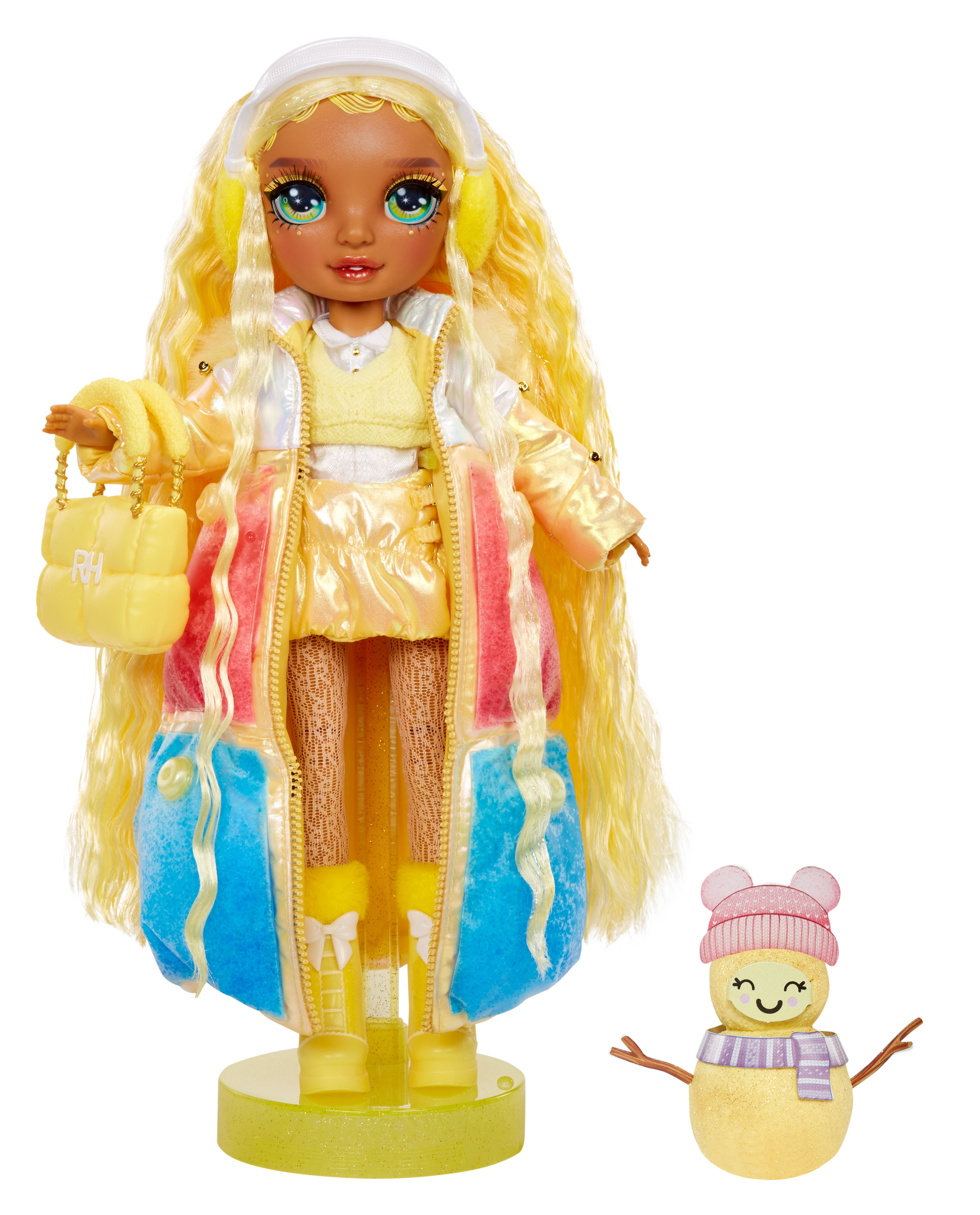 Rainbow High Winter Wonderland - Sunny (Yellow) Fashion Doll - 28cm, Ages 4-12