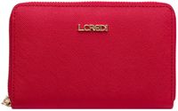L.CREDI Poema Zip Around Wallet Red Rood