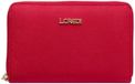 L.CREDI Poema Zip Around Wallet Red Rood