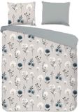 Gioia Flanel Dekbedovertrek Gris-2-persoons (200 x 200/220 cm)