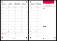 Oxford Navulverpakking voor agenda, A4, 21 x 29,7 cm, spiraalbinding, weekoverzicht 2027