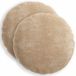 vidaXL - Kussensloop - 2 - st - HEERLEN - Taupe - Diam. - 30 - cm - Chenille - Stof