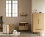Born Lucky Praag Babykamer 3 Delig Compleet – Baby bed 60x120 cm – Commode – Kast – Oak – Natural