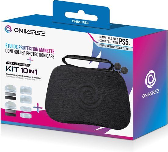 Oniverse Controller Case with 10 Accessories - Grey