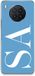 Case Company Huawei Nova 8i Hoesje - Monogram N°2 - Soft Cover