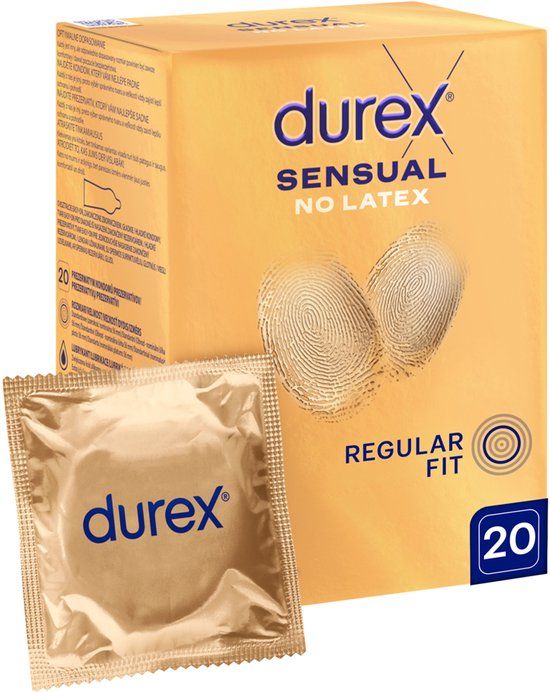 Durex Sensual Serie Latex Free Condoms - 20 pcs