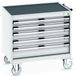 Bott Cubio Kast met 5 lades op wielen