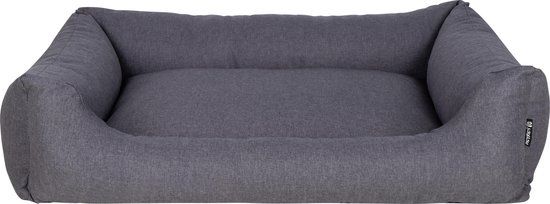 District 70 Classic Box Bed - Charcoal Grey - L - 100 x 70 cm