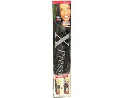 Hair extensions X-Pression 1b/VIOLETA Nº 1b/pur