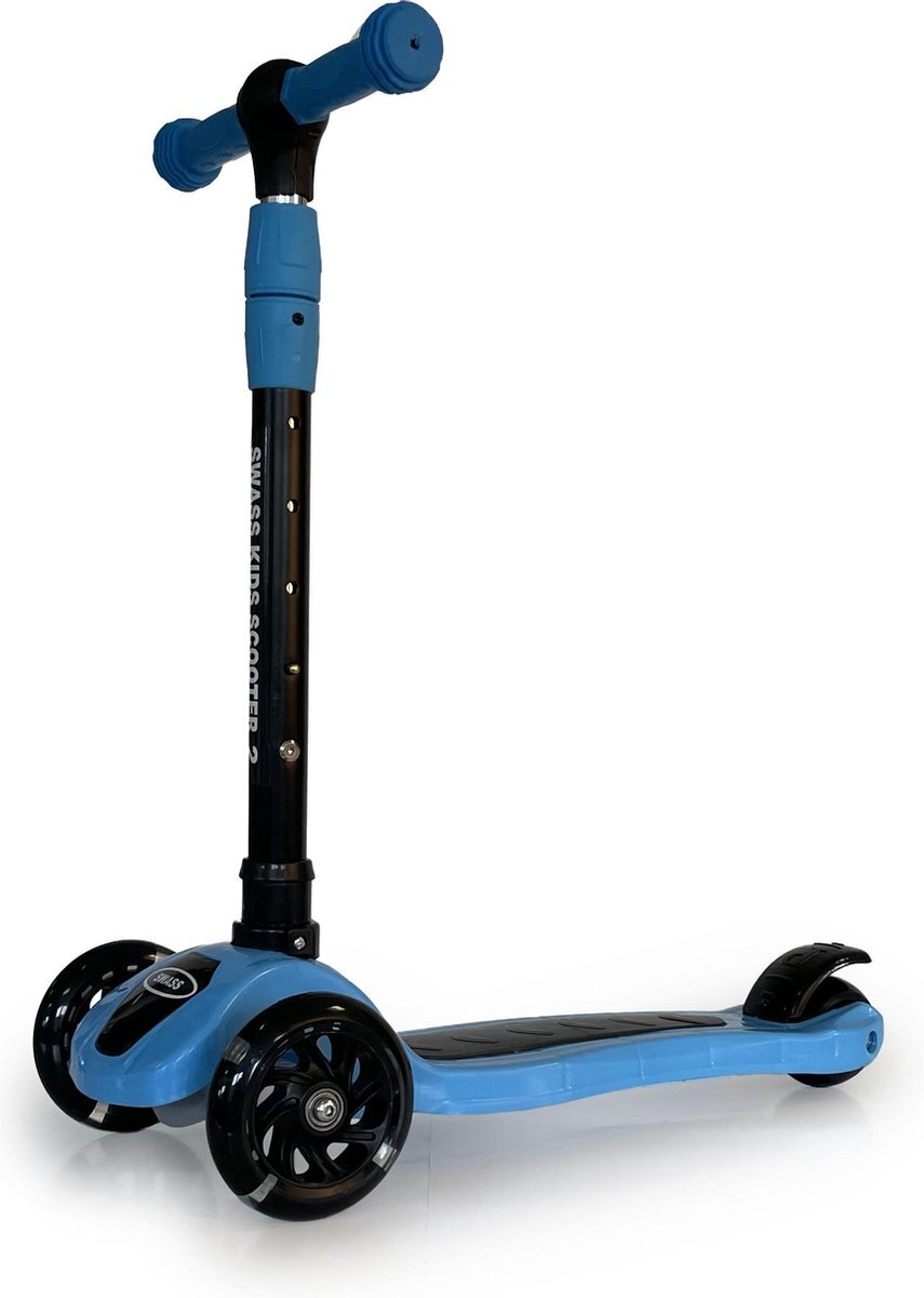 SWASS NIEUW Kids Scooter Step 2 FLASH - LED Wielen - Blauw