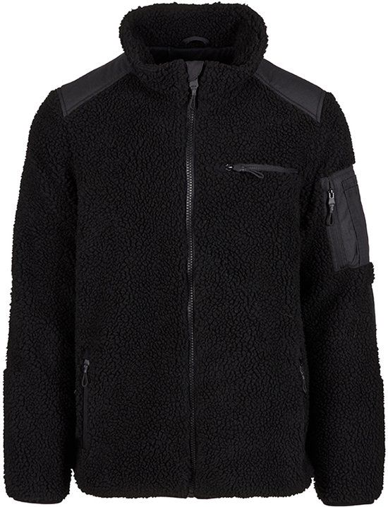 Brandit Ramble Teddy Fleece Jacket Heren Tussenseizoensjas - Zwart - S
