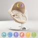 Berceau pour bébé Siège auto pour nouveau-nés Cadre en métal Dossier réglable Ceinture de sécurité Portable kaki