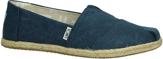 TOMS Toms Alpargata Dames Espadrilles - Blauw - Maat 36