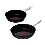 Tefal Experience Ceram Fusion Core inductie koekenpannenset 2-delig
