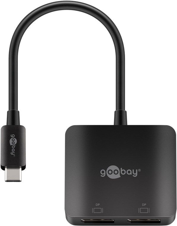 Goobay USB-C naar DisplayPort Adapter - Zwart