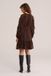 WE Fashion Dames jurk met structuur en ruches