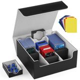 Omgoods - Boîte de rangement pour cartes à collectionner avec fermeture magnétique - Pour cartes de sport et cartes Commander
