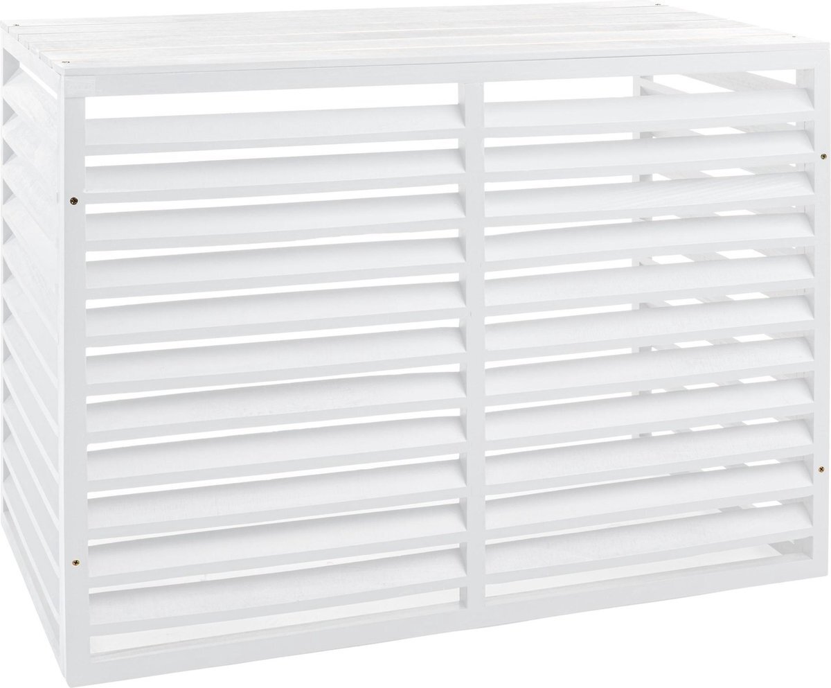 Evolar Evo-cover Airco Buitenunit Omkasting - Wit - Wood - Medium 800 x 1100 x 550 MM