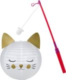 Ostaria St. Maarten lampion met stokje - kat / poes thema - sint maarten - 11 november lichtje