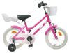 Vélo enfant 12 pouces pour 2-4 ans rose foncé