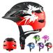 Casque de vélo pour enfant - Réglable 48-56 cm - Feu arrière - Visière amovible - 4 à 14 ans