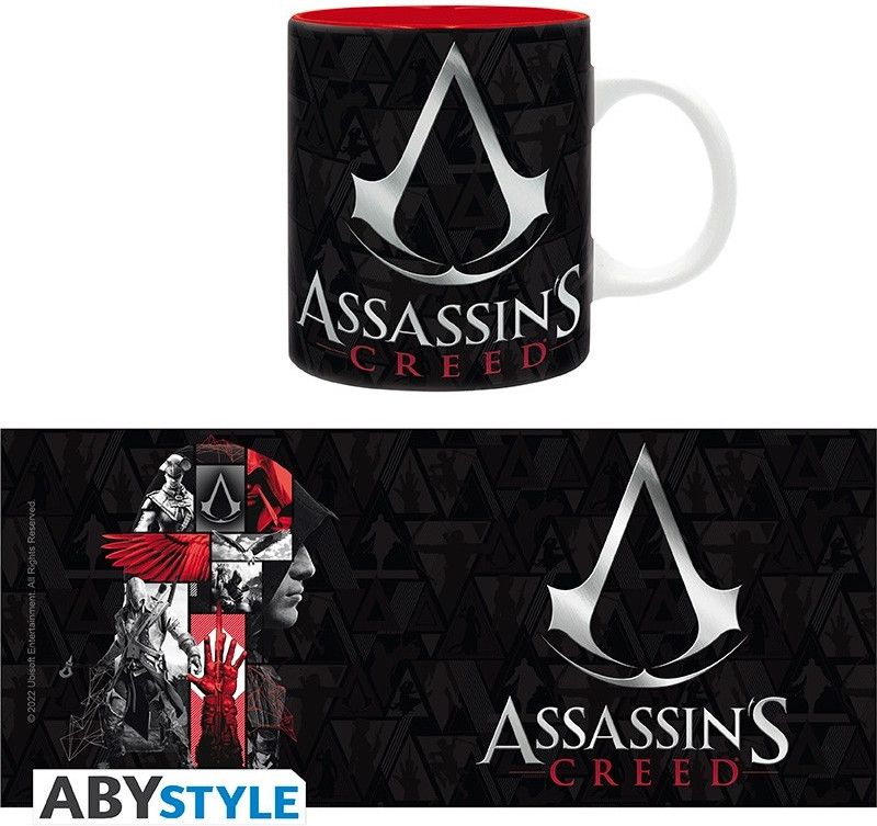 Abystyle Assassin's Creed Mug - Crest Red & Black - 3665361100133