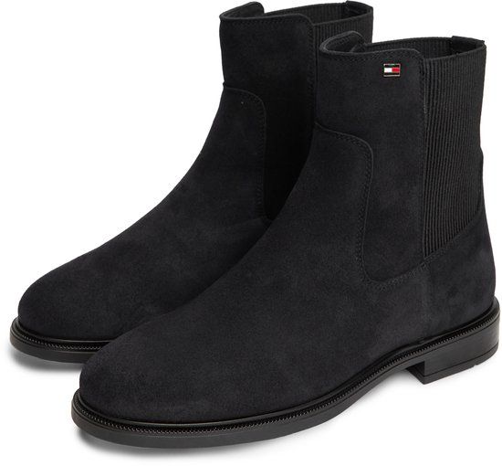 Tommy Hilfiger Enkellaarzen - Donkerblauw